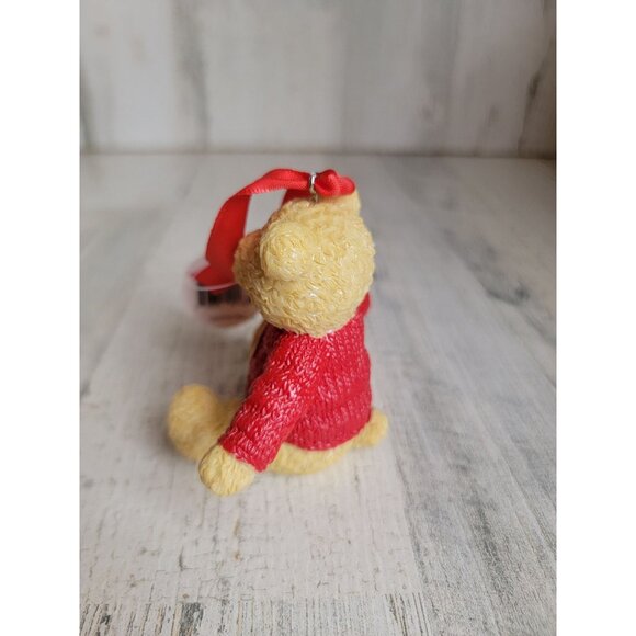 Macy's teddy bear NYC ornament ceramic star sweater - Picture 4 of 7